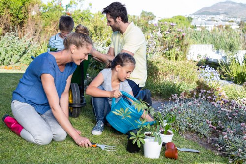 Inspection of landscaping work and site condition