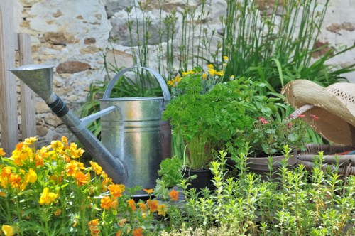 Low-carbon van used for sustainable landscaping waste removal